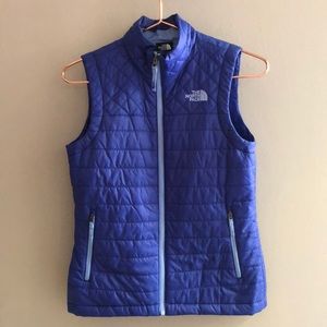 North face thin puffer vest